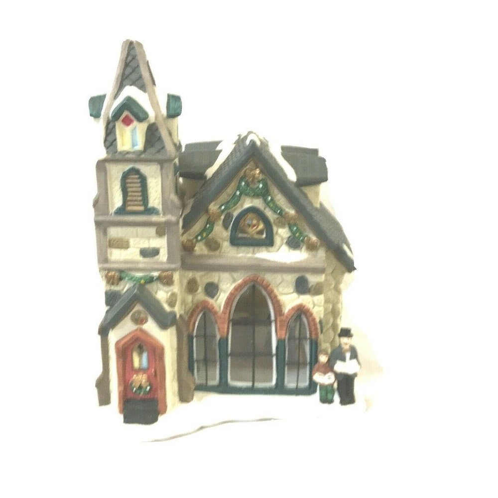 Victorian Village Collectibles Church - Has Opening for  Light - No Box